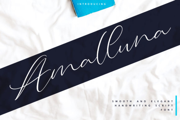 Amalluna: The Flowing Handwritten Font for Elegant Design