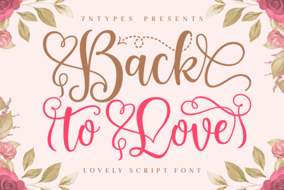Back to Love: Romantic Calligraphy with Dancing Letters
