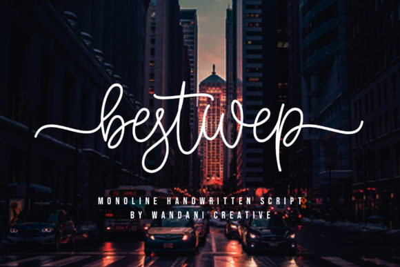 Bestwep: A Sweet and Flowing Handwritten Font