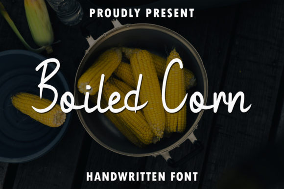 Boiled Corn: A Sweet and Delicate Handwritten Font