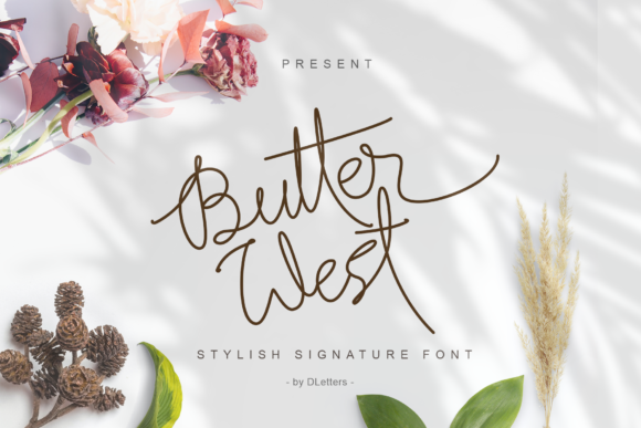 Butter West: Classic Handwritten Font with a Friendly Twist