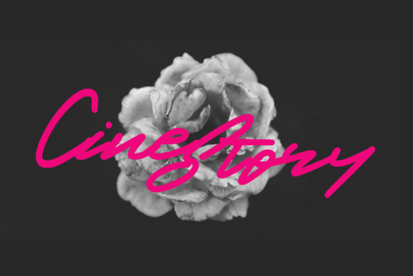 Cinestory: A Unique Handwritten Font with Heart