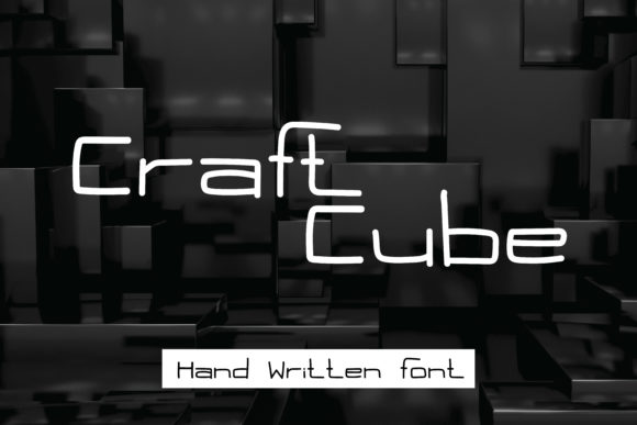 Craft Cube: A Handwritten Font That Keeps Things Simple and Readable