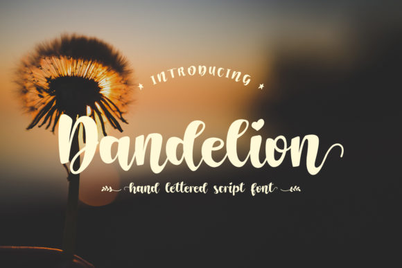 Dandelion: A Sweet Handwritten Font Full of Romance