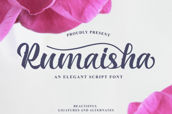 Discover Rumaisha the Elegant Handwritten Font