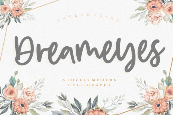 Dreameyes: The Relaxed & Quirky Handwritten Font for Creatives