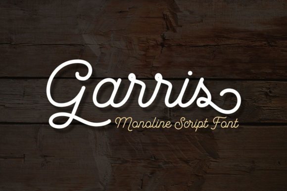 Garris: The Elegant Handwritten Font for Designers