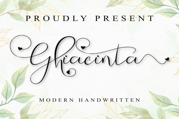 Ghiacinta: A Flowing, Timeless Handwritten Font