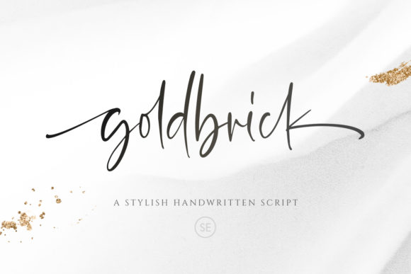 Goldbrick: A Flowing Handwritten Typeface for Refined Design