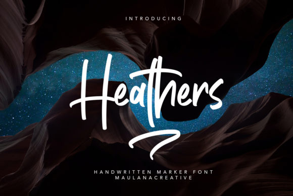 Heathers: A Handwritten Font That Balances Tradition and Modern Style