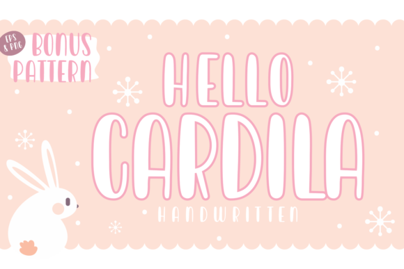 Hello Cardila: A Cute Handwritten Font for Designers