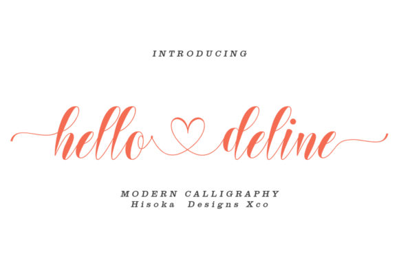 Hello Deline: A Charming Handwritten Font
