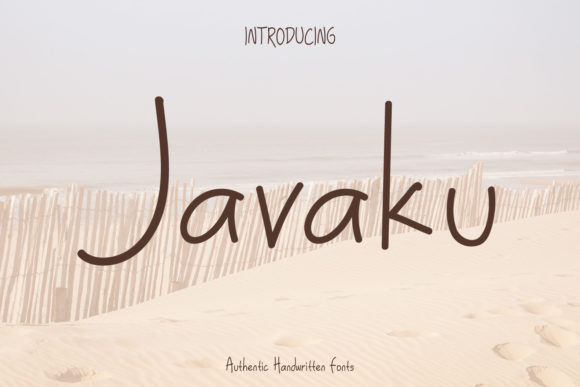 Javaku: A Handwritten Font That Brings Natural Character to Everyday Design Work