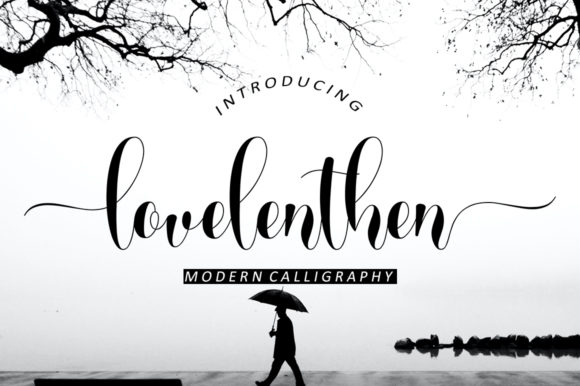 Lovelenthen: A Flowing Handwritten Font with Soul