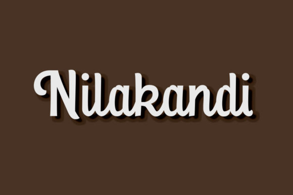 Nilakandi: The Handwritten Font That Transforms Creative Vision Into Elegant Reality