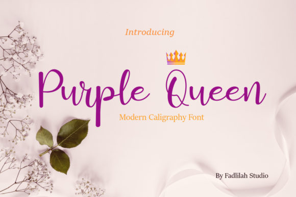 Purple Queen: Where Handwritten Warmth Meets Creative Possibility