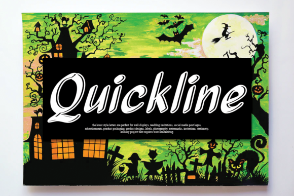 Quickline: The Handwritten Font with an Elegant Touch