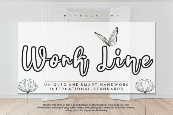 Work Line: A Contemporary Handwritten Font With Timeless Calligraphic Charm